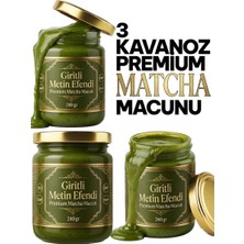 3 x 240 gr Giritli Metin Efendi Premium Matcha Macunu