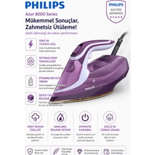 Philips 8000 Serisi Azur Buharlı Ütü, Kumaşa Göre Akıllı Isı Ayarlama, Optimaltemp Teknolojisi