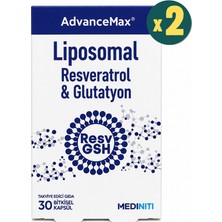Mediniti Advancemax Lipozomal Resveratrol Glutatyon 30 Kapsül 2 Adet