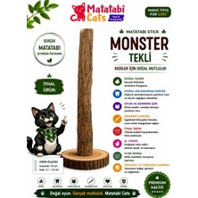 Matatabi Stıck Monster Doğal Kedi Çiğneme Çubuğu, Kedi Oyuncağı 12 cm (Kedi Otu/nanesi Değildir)