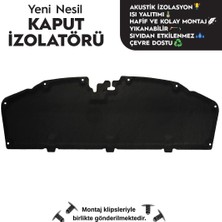Öz-İş Citroen Berlingo 2023 ve Sonrası Kaput Izolatörü