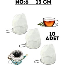 Empressco 10'lu Tül Demlik Süzgeç Seti, Yeniden Kullanılabilir, Bitki ve Çay Için