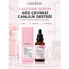 Cos.kim %5 Kafeinli Morluk Giderici ve Aydınlatıcı Göz Çevresi Serumu | 5% Caffeine Eye Contour Serum 30 ml