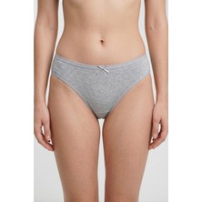 Kadın 6'lı Paket Pamuklu Bikini Külot Esnek Yumuşak Iz Yapmaz Iç Çamaşırı