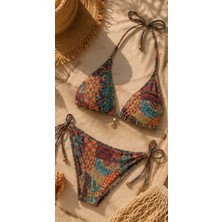 Ece's Design Kadın Amazon Desenli Bikini Takımı MY1005