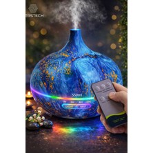 Tastech 550ML Oda Hava Nemlendirici Rgb LED Işıklı Humudifier Zaman Ayarlı Buhar Makinesi Aroma Difiser