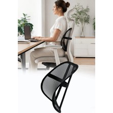 Omilife Ortopedik Bel Destek Yastığı Ofis Sandalyesi Bel Desteği Ergonomik Fileli Terletmeyen Kamburluk Önleyici Bel Minderi