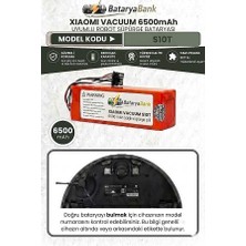 Bataryabank Mi Robot Vacuum S10T Uyumlu Robot Süpürge Bataryası 14.4V 6500MAH Li-Ion Yüksek Kapasiteli Yedek Pil