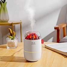 Tastech Oda Hava Nemlendirici Humudifier 280ML LED Işıklı Buhar Makinesi Ev Ofis Araç Için Uygun Beyaz