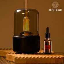 Tastech Ultrasonik Uçucu Yağ Difüzörü Oda Hava Nemlendirici Aroma  Ambians LED Işıklı 120ML