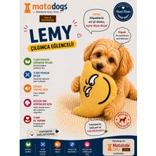 Mata Dogs Lemy  Sesli, Kumaş Peluş  Yavru Köpek Oyuncağı