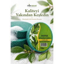 Dermolive Defne Yağlı Süngerli Bitkisel Banyo Sabunu 120 G | El, Yüz ve Vücut -1 Adet