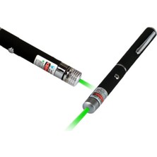 AyrStore Yeşil Lazer Pointer 100 Mw 15 Km Etkili (5 Başlıklı)