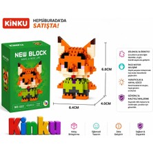 Kinku Kutulu Block-Puzzle-Yapboz-3d Zeka Geliştiren-Mini Sevimli Figürler Minyatür
