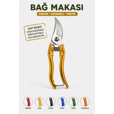 Alıç Bağ Makası Yaylı Budama Makası Keskin Çelik Bıçaklı Ergonomik El Makası Bağ Bahçe Çiçek Dal Budama Makası