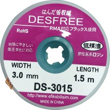 Desfree DS-3015 Lehim Çekme Teli 3 mm 1.5m