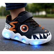 Cool Stego-Ptk 26/30  Çocuk Işıklı Taban Cırtlı Sneaker Spor Ayakkabı
