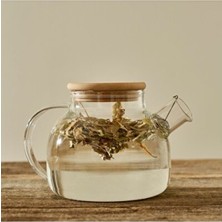 Empressco Doğal Cam Demlik 1000 Ml, Şık ve Sağlıklı Çay Demleme Aracı