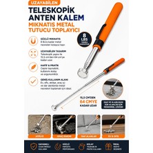 Hobialem Uzayabilen Teleskopik Anten Kalem Mıknatıs Metal Tutucu Toplayıcı 8 Lbs Güçlü Mıknatıs