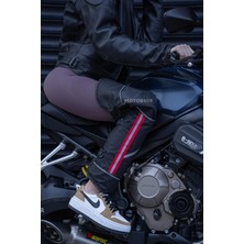 Motobros Motosiklet Kışlık Dizlik Reflektörlü Su Geçirmez Içi Kürk Yünlü