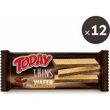 Today Thins Gofret Çikolatalı 65 Gr. (12 Adet)