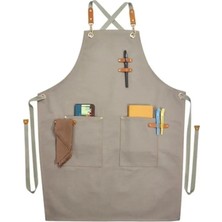 Northstyle Askılı Çömlek Resim Sanat Önlüğü Master Chef Cafe Restaurant Şef Garson Kuaför Aşçı Önlüğü