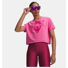 Under Armour Kadın UA HB Run Heavyweight Wash City Kısa Kollu T-shirt