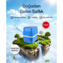 Ultramineral 8 l Metal Tanklı Ters Ozmoz Su Arıtma Cihazı – Premium Ro Sistem
