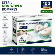 Tules Steril Non Woven Kompres 30×80 cm (100 Adet)