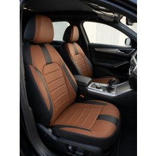 NewDeco Dacia Duster 2010–2017  Uyumlu Premium Full Deri Oto Koltuk Kılıfı – Airbag Uyumlu, Ortopedik, 4 Mevsim