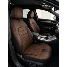 NewDeco Dacia Sandero Stepway 2020+ Uyumlu Premium Full Deri Oto Koltuk Kılıfı – Airbag Uyumlu, Ortopedik, 4 Mevsim