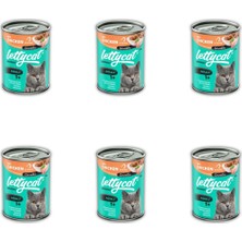 Tavuklu Yetişkin Kedi Konservesi 400 gr Lettycat 1x6 Adet
