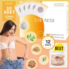 Slim Patch 30 Adet Göbek Bandı Göbek, Bel Bölgesi Için Özel Formülize Edilmiş Yağ Eritme Bölgesel Incelme Bandı