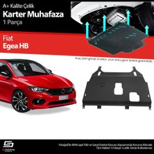 Drs Tuning S-Dizayn Fiat Egea Sedan Çelik Karter Muhafaza Koruma 2015 Üzeri A+ Kalite