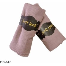 Soft İpek Soft Ipek Mio Caz Pamuk Şal (Pudra) 118-145