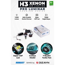Drs Tuning S-Dizayn Pro Luminar H3 LED Xenon / 60W / 12000LM / 7000K A+ Kalite