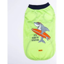 AyrStore Green Shark Büyük T-Shirt 5xlarge  51X62X79 cm