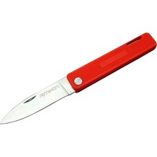 AyrStore Remixon K200RED Kamp / Bahçe Çakı Kırmızı 18 cm - Manuel, Plastik Sap
