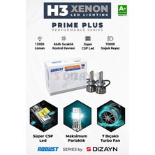 Drs Tuning S-Dizayn Prime Plus H3 LED Xenon / 45W / 12000 Lm / 7000K A+ Kalite