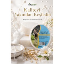 Dermolive Eşek Sütlü Süngerli Bitkisel Banyo Sabunu 120 G | El, Yüz ve Vücut - 1 Adet
