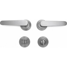 Condi Collection Kayı Mat Füme Wc Alüminyum Kapı Kolu