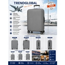 Trend Global Valiz Bavul Koruyucu Kılıfı Gri