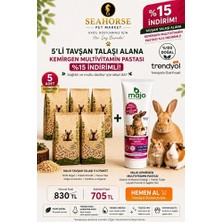 Majo Tavşan Talaşı 5’li Ekonomik Paket + Kemirgen Multivitamin Pastası | %15 Set