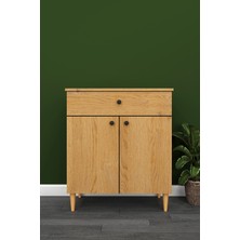 Asra Trend Modern Çekmeceli Çok Amaçlı Mutfak Banyo Dolabı %100 MDF Erzak Kiler Dolabı FD01