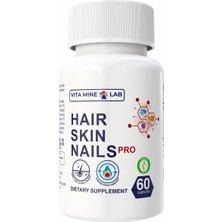 Hair Skin Nails Pro Vitamin C (15 Mg ) + E (7 Mg)   & Biotin(  2500 Mg  ) 60 Capsules