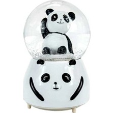 Skygo Siyah-Beyaz Panda Kar Küresi Orta Boy