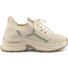 Bags Shoes Guja  25Y303-4 Kadın Taşlı Sneaker Spor Ayakkabı