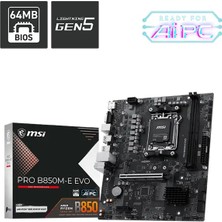MSI Msı Pro B850M-E Evo Am5 Ryzen D5 HDMI