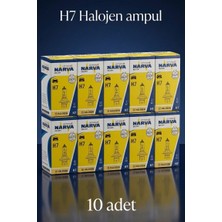 Arvonx 10 Adet Narva 12V H7 55W Far Ampulu