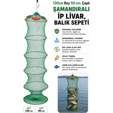 Powerex 130CM Boy 50 Cm. Çaplı Şamandıralı Ip Hapis-Livar,sepet